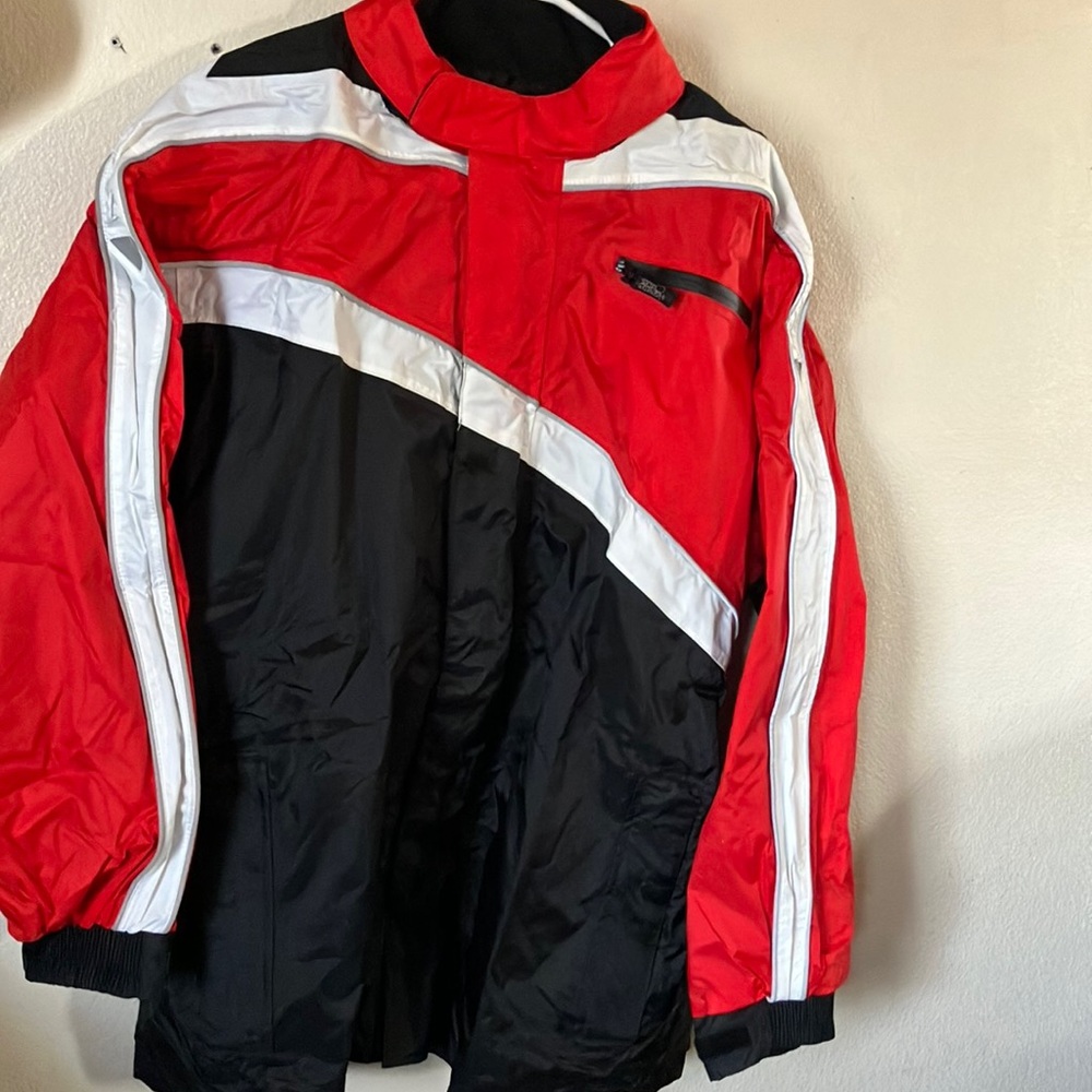 Tour‎ Master Red and Black Motorcycle Jacket